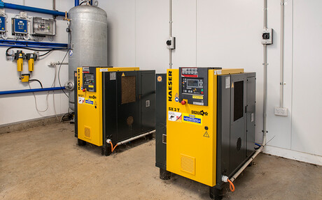 Kaeser compressed air system at Bannister Downs Dairy Farm - Kaeser Compressors case study