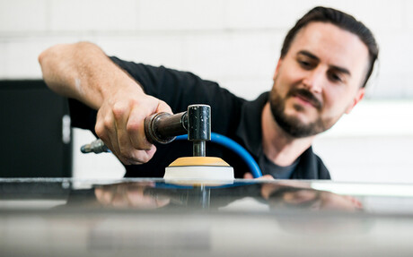 Kaeser Airtower compressor at Koudsy Body Works