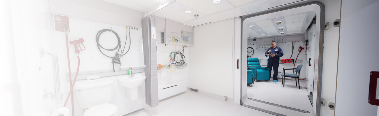 Kaeser delivers medical breathing air to the southern hemisphere’s first dual capable hyperbaric chamber at the Royal Hobart Hospital