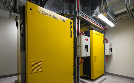 Kaeser Compressors reference project: Two CSD 125 T rotary screw compressors at the Royal Hobart Hospital
