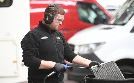 Kaeser compressed air being used at Trucks & Trailers