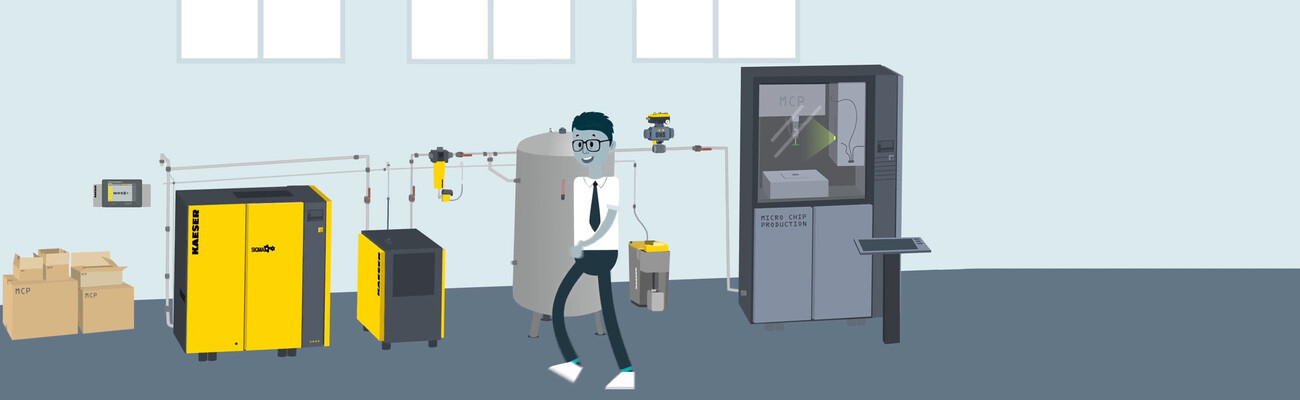Compressed air quality you can rely on with the Kaeser Compressors DHS 4.0 air-main charging systems