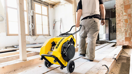 The portable version of the i.Comp 3 reciprocating compressor from Kaeser Compressors